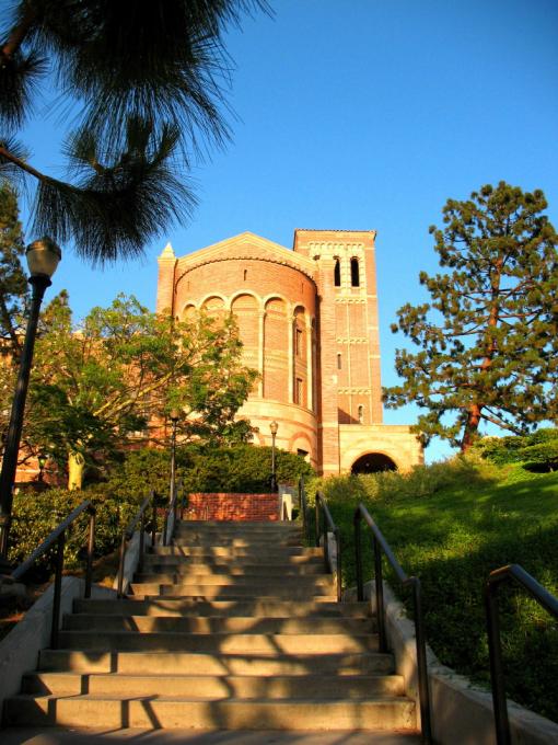 Stairs to knowlege - UCLA Royce Hall